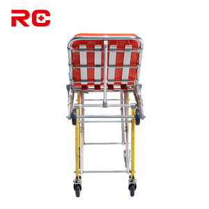 Gran oferta, cojín de espuma de aleación de aluminio duradero, equipo de ambulancia, camilla de cama con ruedas a la venta - Product Image 5