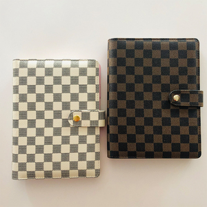 Pu Leather Notebook Rings Loose-leaf Binder Spiral Notebook Agenda Planner Organizer Stationery A6 A5