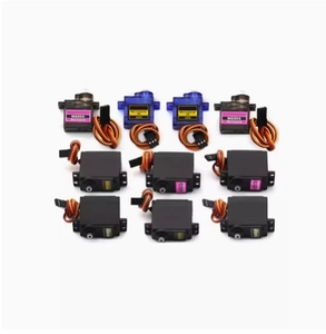 Servomoteur à engrenages métalliques MG90S de haute qualité, 9g, 180 degrés, 14g, moteur de direction pour avion RC à aile fixe, avion télécommandé - Product Image 5