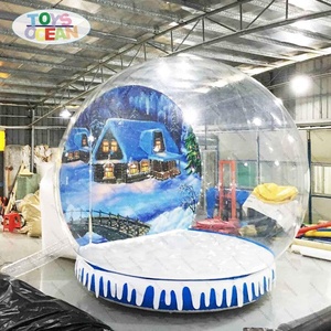 Venta al por mayor de fábrica personalizada de grado comercial de Navidad burbuja inflable que rebota bolas de nieve - Product Image 1