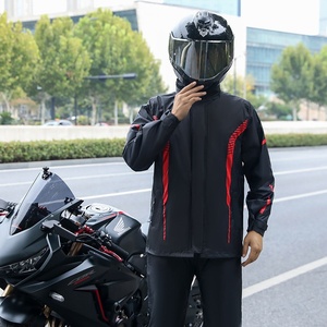 Conjunto de Pantalones y Chaqueta Impermeable para Hombre, 100% Nailon, 100g, para Motociclistas, Repartidores de Comida, Protección Completa del Cuerpo en Invierno - Product Image 2