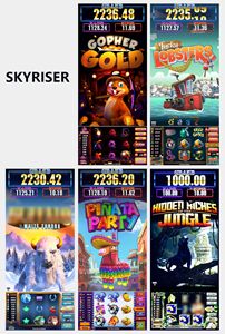 QIQU SKYRISER PC Skill Game Board Multi Game 5 en 1 Skill Gaming Box Zeus Lightning Frenzy - NOUVEAU JEU US Jeu de société populaire - Product Image 3