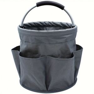 Panier de rangement multifonctionnel gain de place de 17 L pour le rangement à domicile, les courses, les pique-niques, la plage - Product Image 1