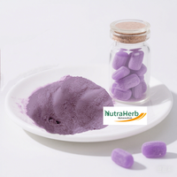 Échantillon Gratuit de Poudre d'Igname Violette de Qualité Alimentaire, Poudre d'Igname Violette Pure et Naturelle, Poudre d'Ube