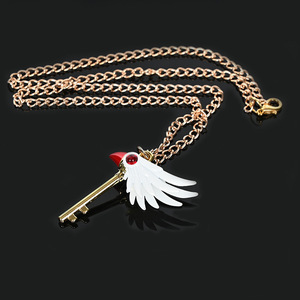 Anime Cardcaptor Sakura chim shapeshifting ma thuật Keychain kim loại mặt dây chuyền vòng chìa khóa Girls' ngày lễ Quà Tặng - Product Image 3