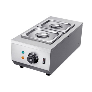 Machine à fondue électrique commerciale double immersion pour la fusion de fromage et de chocolat, idéale pour la transformation alimentaire - Product Image 3