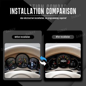 Panel de Instrumentos LCD de 12.3 Pulgadas para Porsche Panamera 2010-2016, Panel de Cristal para el Tablero, Velocímetro, Sistema Linux - Product Image 2