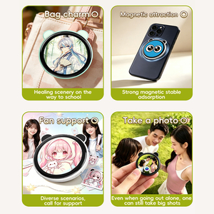 BW05 BT ป้ายดิจิตอลอัจฉริยะ E-Badge หน้าจอแสดงผล 1.85 นิ้ว ดีไซน์การ์ตูน ป้ายแม่เหล็กอิเล็กทรอนิกส์ ชาร์จแบบ Type-C ถ่ายรูปได้ - Product Image 6