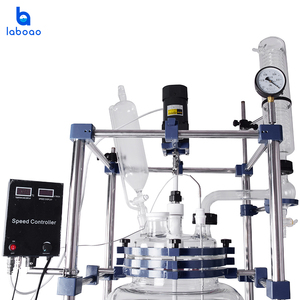 Laboao 100L Chemical Jacketed Glass Reactor com Dupla Camada Filtro - Product Image 4