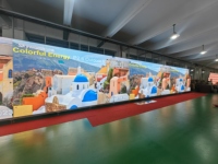 Prix usine P2.6 écran d'affichage à LED de location d'épissure sans couture 500x1000mm ascenseur de publicité de fond de scène géant extérieur
