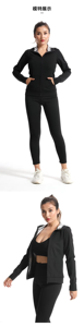 Combinaison de sport longue pour la <span class=keywords><strong>musculation</strong></span> et le fitness, brûle les graisses, évacue la transpiration, S 9XL, vêtements de sport, combinaison de sauna pour femmes - Product Image 5