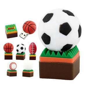fútbol Usb Flash Drive 64GB de la pelota de Golf Pen Drive regalo de Rugby de Pendrive 32GB 16GB GB 4GB 8GB - Product Image 1