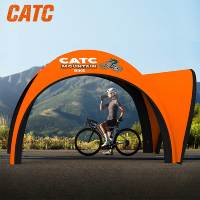 Tente Gonflable Publicitaire Commerciale CATC pour Événements Sportifs en Plein Air, Course de VTT, Tente Hermétique pour Événements Sportifs