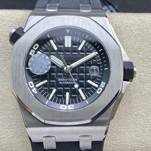 Montre mécanique de luxe de qualité supérieure, étanche, 42 mm, mouvement ZF Factory ETA 3120, 15710, luminescente, Audemars Super Diver. - Product Image 1