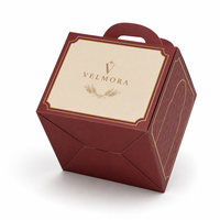Cajas de Papel Plegables con Logotipo de Marca Personalizado, Aptas para Alimentos, Reciclables, para Empacar Pasteles, Donas, Macarons y Galletas de Panadería