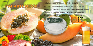 パパイン100000u/g酵素パパイヤエキス、肉の柔らかくする剤、化粧品用途、醸造用濾過パパイン酵素粉末 - Product Image 3