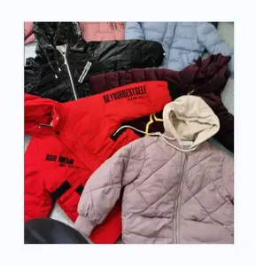 Compre roupas infantis usadas baratas online de inverno para crianças, roupas mistas para crianças