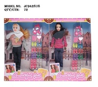 Mainan anak murah perempuan jouets islamiques pour enfants poupée musulmane pour filles enfants jouet