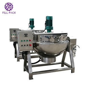 Bouilloire chauffante électrique en acier inoxydable, poêle, Sauce de cuisson, Pot d'aliments, équipement de cuisson avec agitateur, moteur de remplissage inclus - Product Image 1