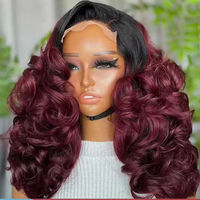 Perruque de cheveux humains bouclés longs et rebondissants, densité 300, Lace Front HD 13x6, sans colle, pré-épilée, double tirage, cheveux vietnamiens bruts, vente en gros