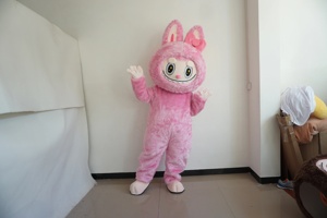 Funtoys personalizado Pink Bunny Mascot disfraz Fox Bear Plush <span class=keywords><strong>Anime</strong></span> Animal Mascotte eventos y actuaciones comerciales para adultos - Product Image 2
