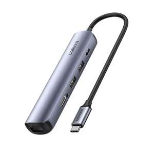 Ugreen – Hub <span class=keywords><strong>Usb</strong></span> C Mini taille <span class=keywords><strong>Usb</strong></span> Type C 3.1 à Rj45 <span class=keywords><strong>Usb</strong></span> 3.0 adaptateur Dock pour <span class=keywords><strong>Macbook</strong></span> Pro <span class=keywords><strong>Macbook</strong></span> <span class=keywords><strong>Air</strong></span> <span class=keywords><strong>2020</strong></span> Pc Hub - Product Image 1
