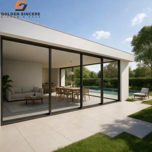 Porte coulissante panoramique en aluminium minimaliste GS pour un design architectural de luxe - Product Image 5