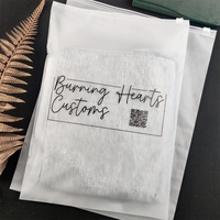 Bolsas de Plástico con Cierre Zip Personalizadas con Logo para Camisetas, Bolsas Resellables con Cremallera Acabado Mate Esmerilado para Embalaje de Ropa