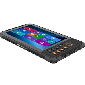 Factory Industrial Rugged Tablet PC 8' 4G Lte GPS GNSS Option LF/HF/UHF RFID Reader Barcode/RTK/Fingerprint/IP67 Gps Rtk