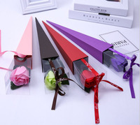 Usine en gros personnalisé Offre Spéciale luxe rigide Thanksgiving jour forme fleur boîte-cadeau avec fenêtre transparente