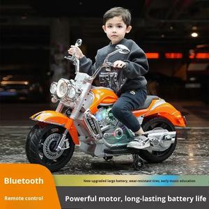 Tricycle électrique pour enfants personnalisable, moto avec musique et lumières, jouet télécommandé, âges 2-13 ans, <span class=keywords><strong>construction</strong></span> en plastique et métal, pour l'intérieur - Product Image 6