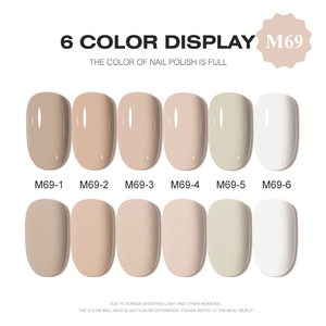 AILANUO 6 Colors 15ml Tpo Hema Free High Pigment Solid Color Nail Gel Collection Private Label Wholesale UV Gel Color <b>Varnish</b> - Product Image 2