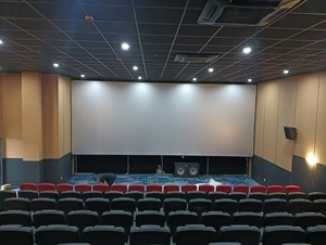 Utilisation professionnelle de cinéma de théâtre d'écran de Digital de projection perforée micro blanche - Product Image 4