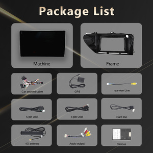 Maisimei เครื่องเล่นดีวีดีระบบแอนดรอยด์หน้าจอแบบพกพาสำหรับรถยนต์ Toyota HILUX 2015 RHD HEAD <span class=keywords><strong>Unit</strong></span> DSP FM 10'' - Product Image 6