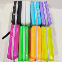 Trousse de maquillage étanche en PVC transparent de grande capacité avec fermeture éclair pour le voyage et le stockage à domicile