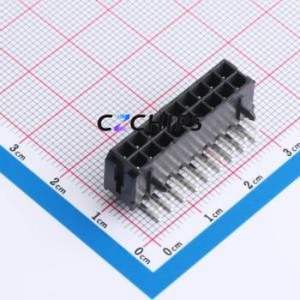 WAFER-MX3.0-18PWZ Wire-to-Board Pin Header Bent Lead Through Hole,P=3mm Connector 2x9P 3mm Right Angle Insert Micro-Fit (MX 3.0) - Product Image 1