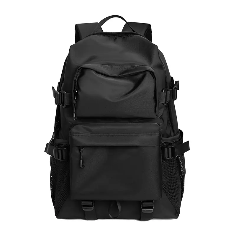 2024Men's Laptop omuzdan askili çanta kolej basit tasarım rahat erkek yeni gençler okul sırt çantası