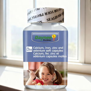 Capsule di Calcio Ferro Zinco Selenio Integratore Multiminerali Naturale Capsule Morbide Organiche Nutrizione Quotidiana Supporto Immunitario - Product Image 1