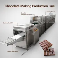 Machine à fabriquer du chocolat, ligne de production de confiserie pour la fabrication de chocolat