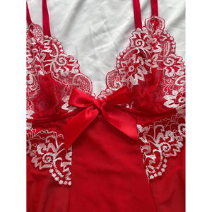 Set di Biancheria da Notte in Pizzo Verde per Donna XL, Elegante e Romantico, Vestaglia con Spalline, Lingerie Alla Moda e Sexy - Product Image 5