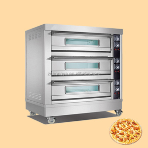 Equipo de panadería para hornear Pastel Pan Hornos para hornear Horno de pizza eléctrico de gas comercial a la venta - Product Image 2