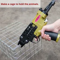 Clous pneumatiques Meite C-Type 760 pour anneaux en C et anneaux de ferme, pour l'assemblage de filets de cages à poulets et lapins, support OEM personnalisé