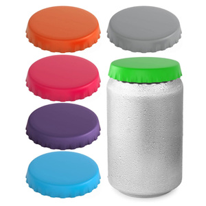 أغطية علب صودا سيليكون مخصصة أغطية علب صودا/مشروبات/بيرة قابلة لإعادة الاستخدام أغطية أغطية تناسب علب المشروبات الغازية القياسية غطاء بدون تسرب - Product Image 5
