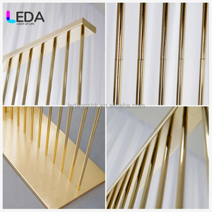 LEDA Factory Direct Wedding Decoration Shiny Gold Flower <b>Stand</b> Wedding <b>Backdrop</b> Stage Decoration for Wedding & Event Decor - Product Image 2