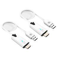 Transmisor y adaptador de vídeo inalámbrico con USB para TV, monitor, proyector, cámara, PC