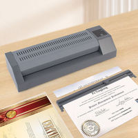 Laminateur électrique automatique ZEQUAN pour usage de bureau, format A3/A4, emballage plastique