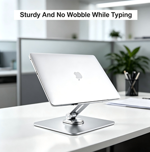 <span class=keywords><strong>Support</strong></span> pour <span class=keywords><strong>ordinateur</strong></span> <span class=keywords><strong>portable</strong></span> ergonomique en métal SMONAMA P92, <span class=keywords><strong>support</strong></span> pliable en alliage d'aluminium, réglable, rotation à 360°, <span class=keywords><strong>support</strong></span> pour <span class=keywords><strong>tablette</strong></span> PC - Product Image 3