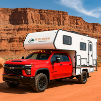 2025 Ecocampor Pro236 dur-mur camion camping-car RV léger étanche panneaux solaires cuisine convient pleine grandeur pick-up US/AU marché