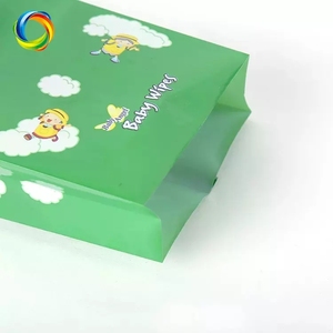 Thân Thiện Với Môi Chất Liệu Nhiều Lớp Nhựa Side Gusset Pouch Trẻ Em Bé Ướt Khăn Lau Bao Bì Túi Biểu Tượng Tùy Chỉnh - Product Image 5