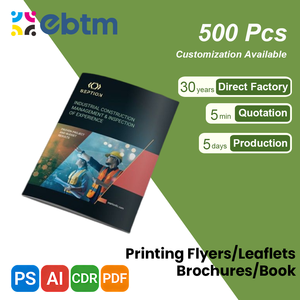Brochures personnalisées imprimées pour l'<span class=keywords><strong>immobilier</strong></span> et la construction, catalogues promotionnels commerciaux, fabrication OEM en Chine - Product Image 1